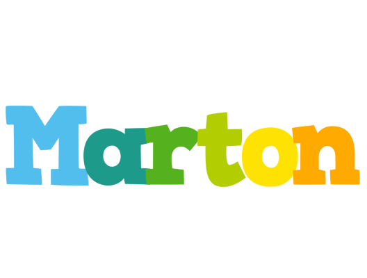 Marton rainbows logo