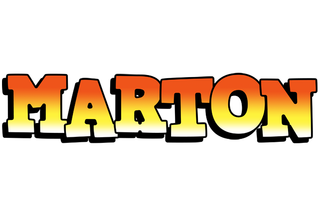 Marton sunset logo