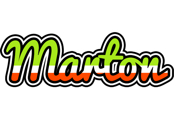 Marton superfun logo