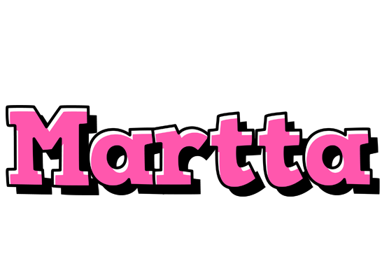 Martta girlish logo