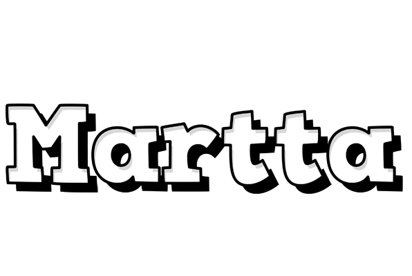 Martta snowing logo