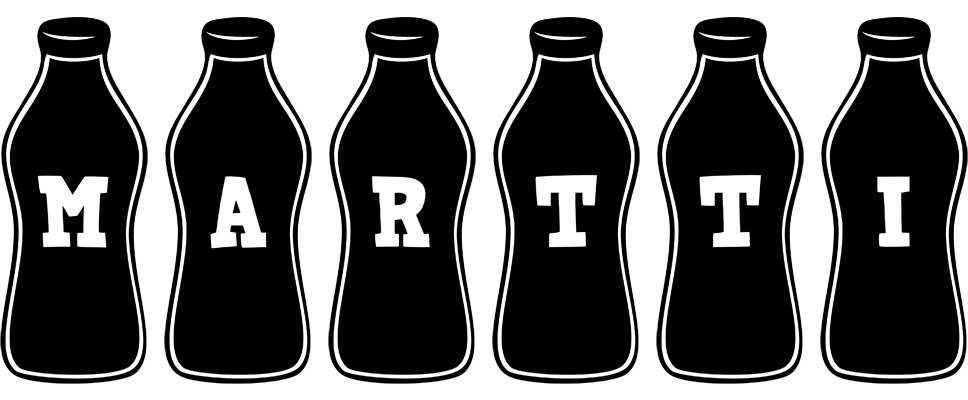 Martti bottle logo