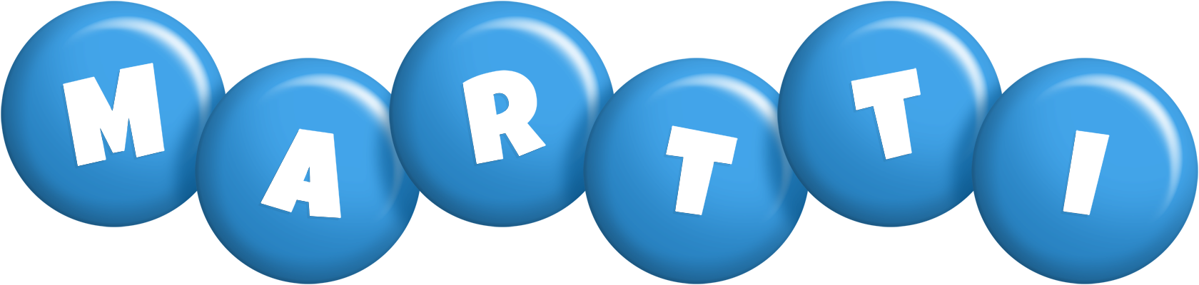 Martti candy-blue logo