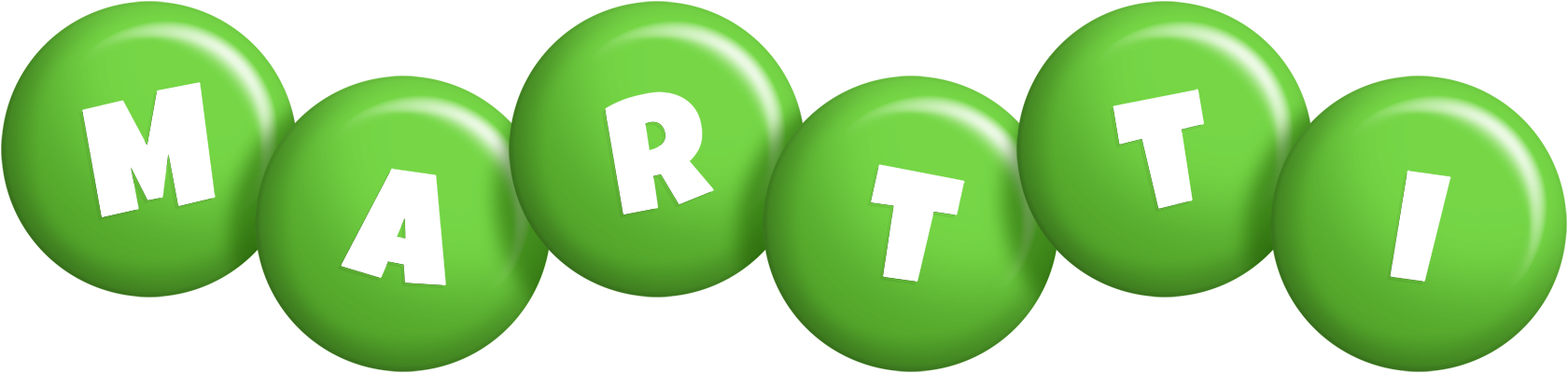 Martti candy-green logo
