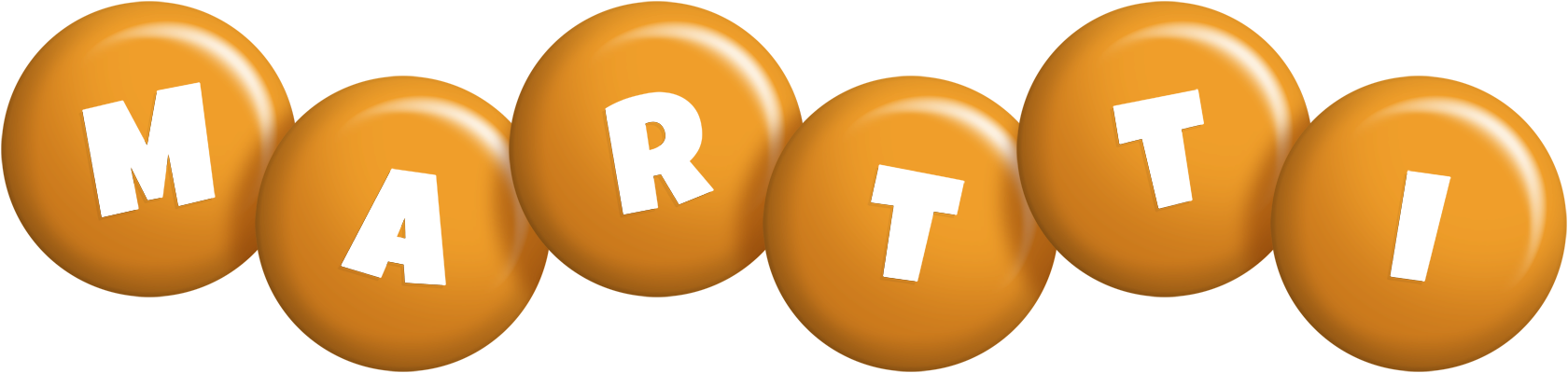 Martti candy-orange logo