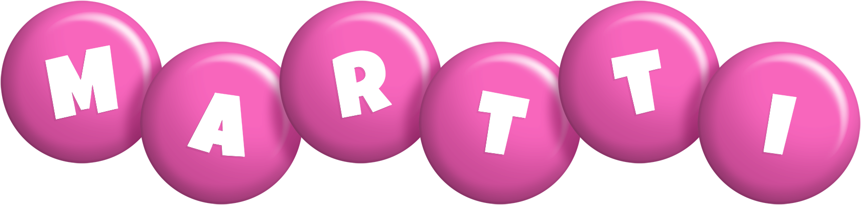 Martti candy-pink logo