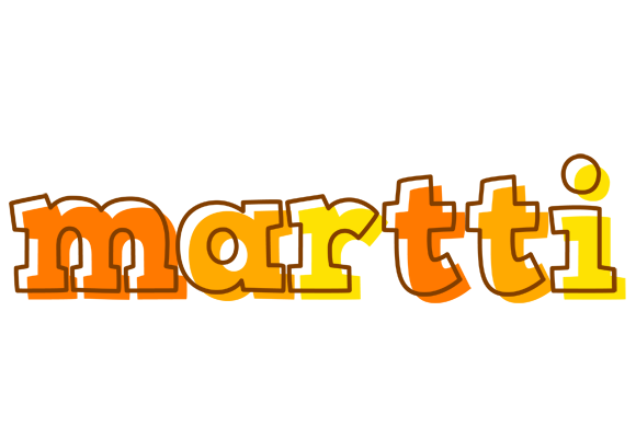 Martti desert logo