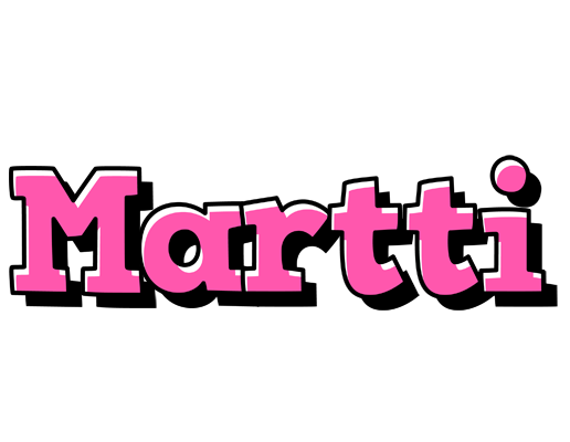 Martti girlish logo