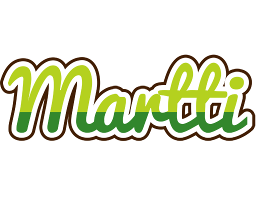 Martti golfing logo