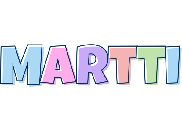 Martti pastel logo