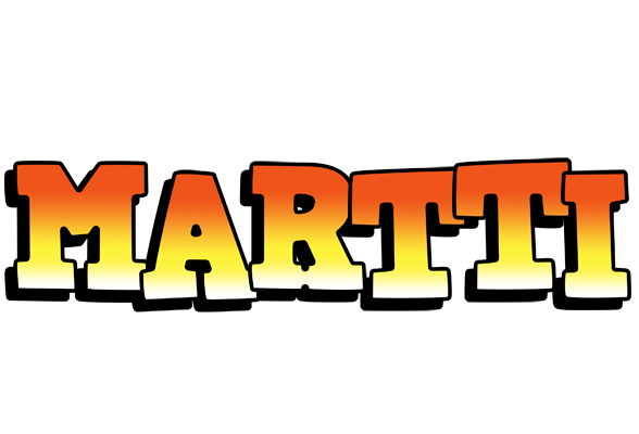 Martti sunset logo
