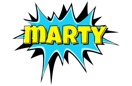 Marty amazing logo