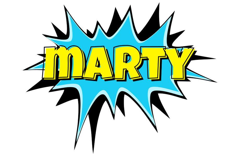 Marty amazing logo