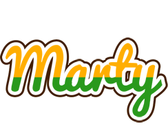 Marty banana logo