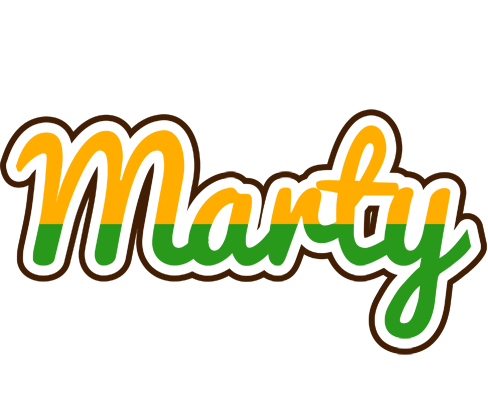 Marty banana logo