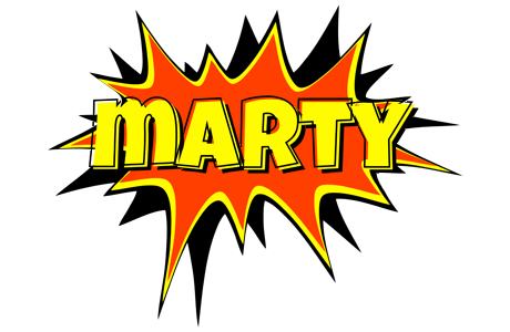 Marty bazinga logo