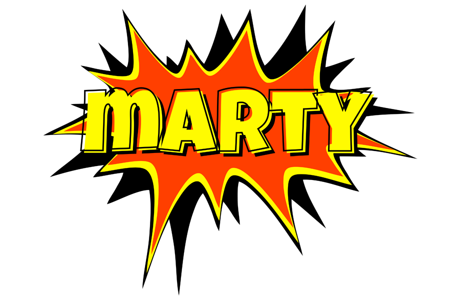 Marty bazinga logo