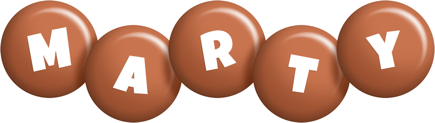 Marty candy-brown logo
