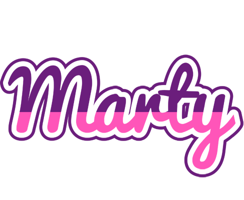 Marty cheerful logo