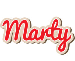 Marty chocolate logo