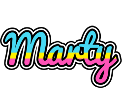 Marty circus logo
