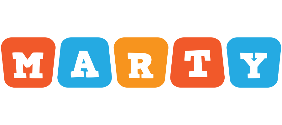 Marty comics logo