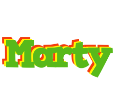 Marty crocodile logo