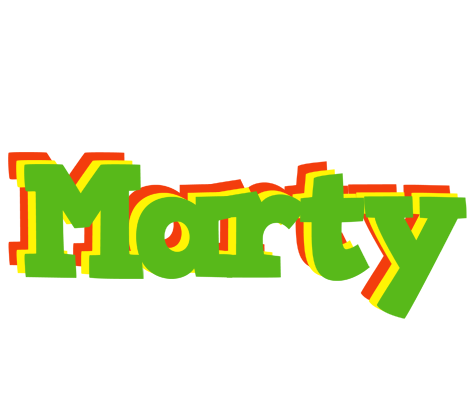 Marty crocodile logo