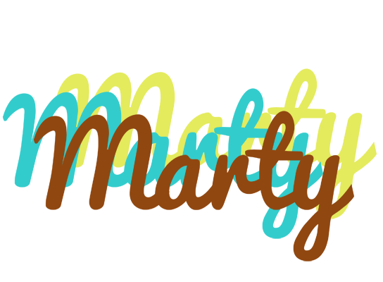 Marty cupcake logo