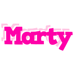 Marty dancing logo