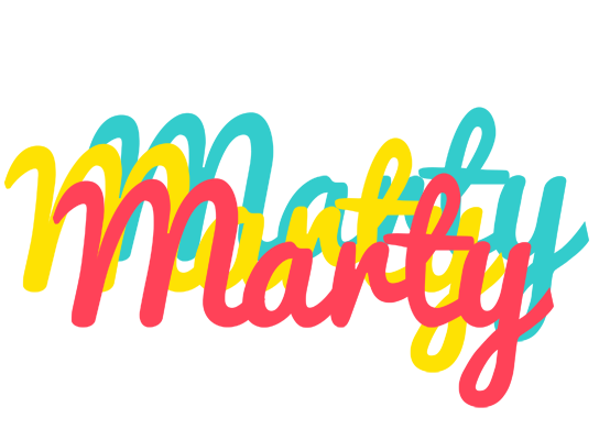 Marty disco logo