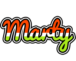 Marty exotic logo