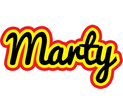 Marty flaming logo