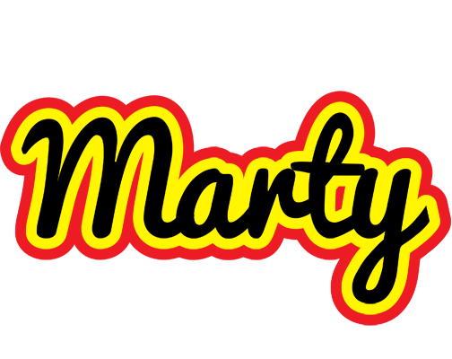 Marty flaming logo