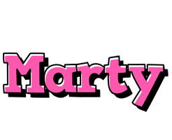 Marty girlish logo