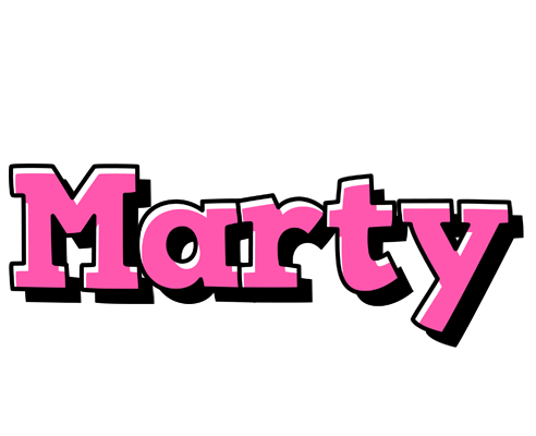 Marty girlish logo