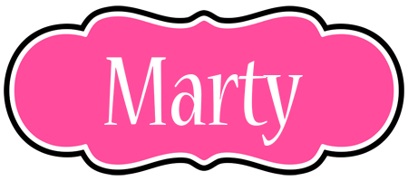 Marty invitation logo