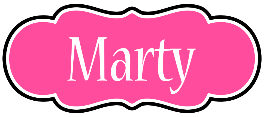 Marty invitation logo