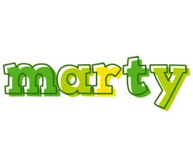 Marty juice logo