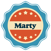 Marty labels logo