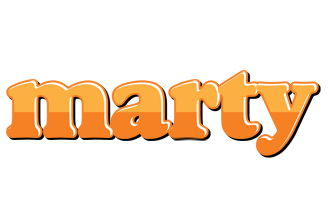 Marty orange logo