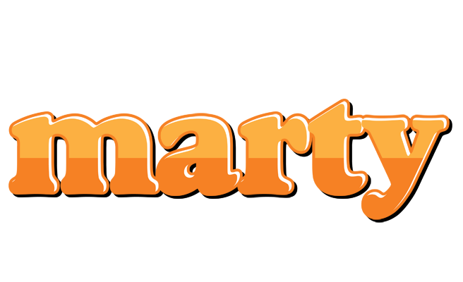 Marty orange logo