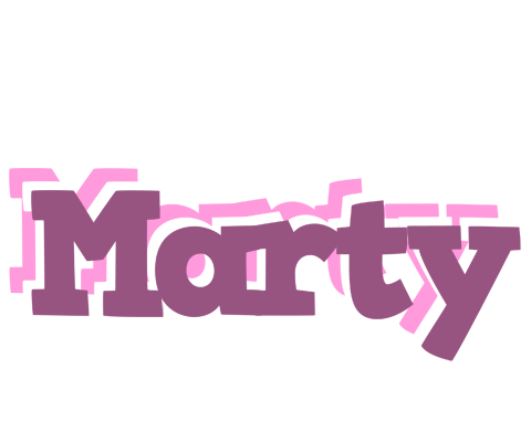 Marty relaxing logo
