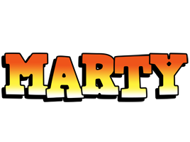 Marty sunset logo