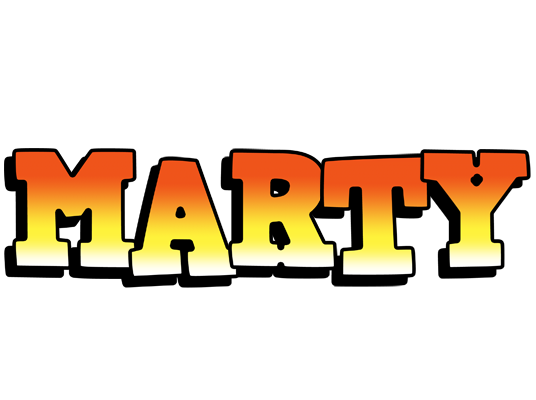 Marty sunset logo
