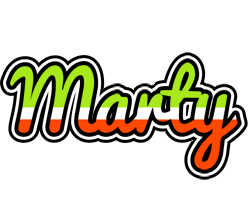 Marty superfun logo