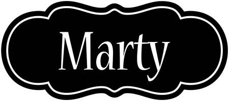 Marty welcome logo