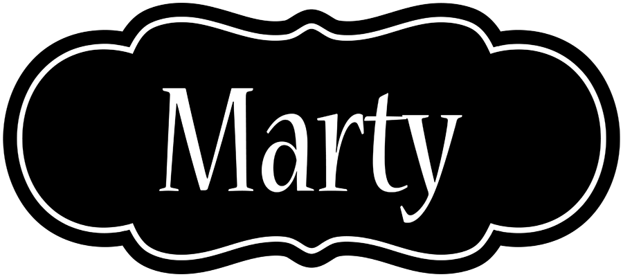 Marty welcome logo