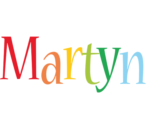 Martyn birthday logo