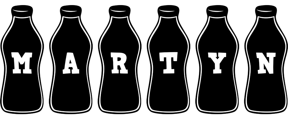 Martyn bottle logo